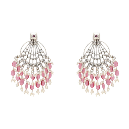 Scarlet Shimmer Chandeliers