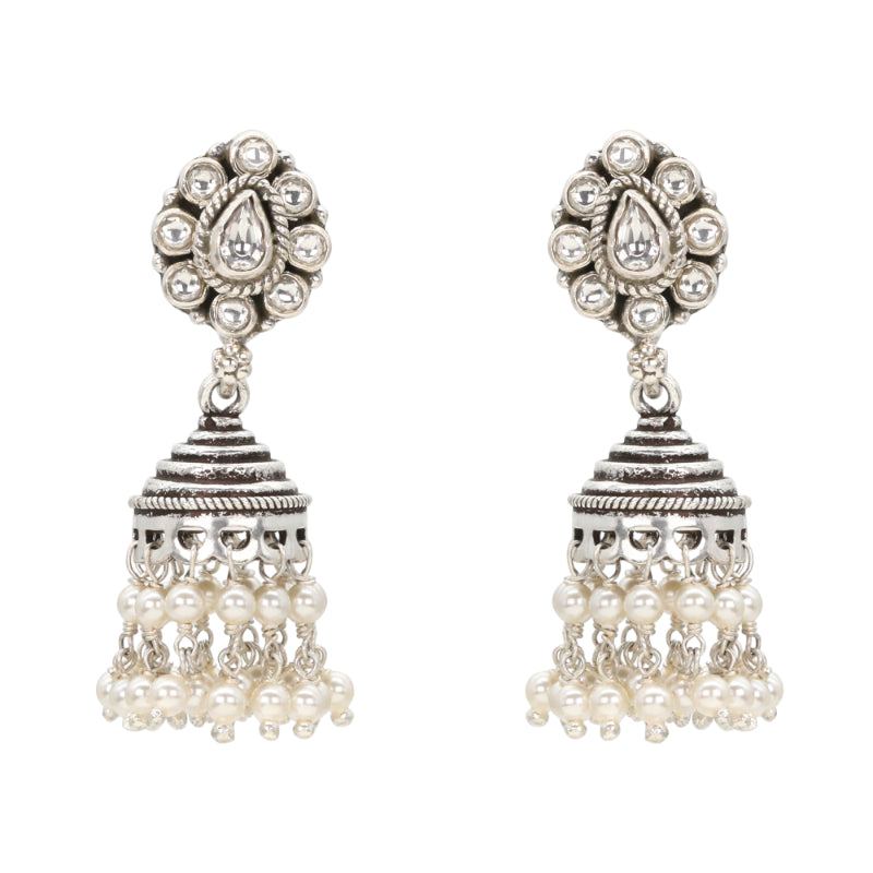 Pearly Dewdrop Jhumkas