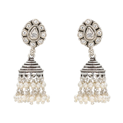 Pearly Dewdrop Jhumkas