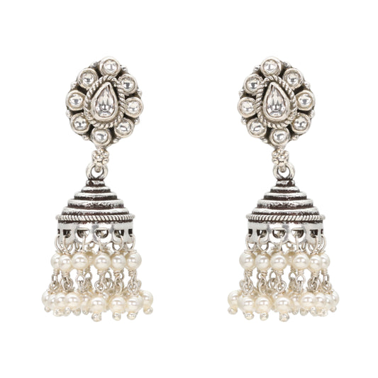 Pearly Dewdrop Jhumkas