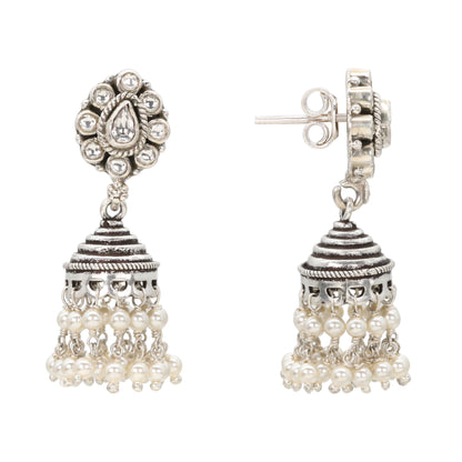 Pearly Dewdrop Jhumkas