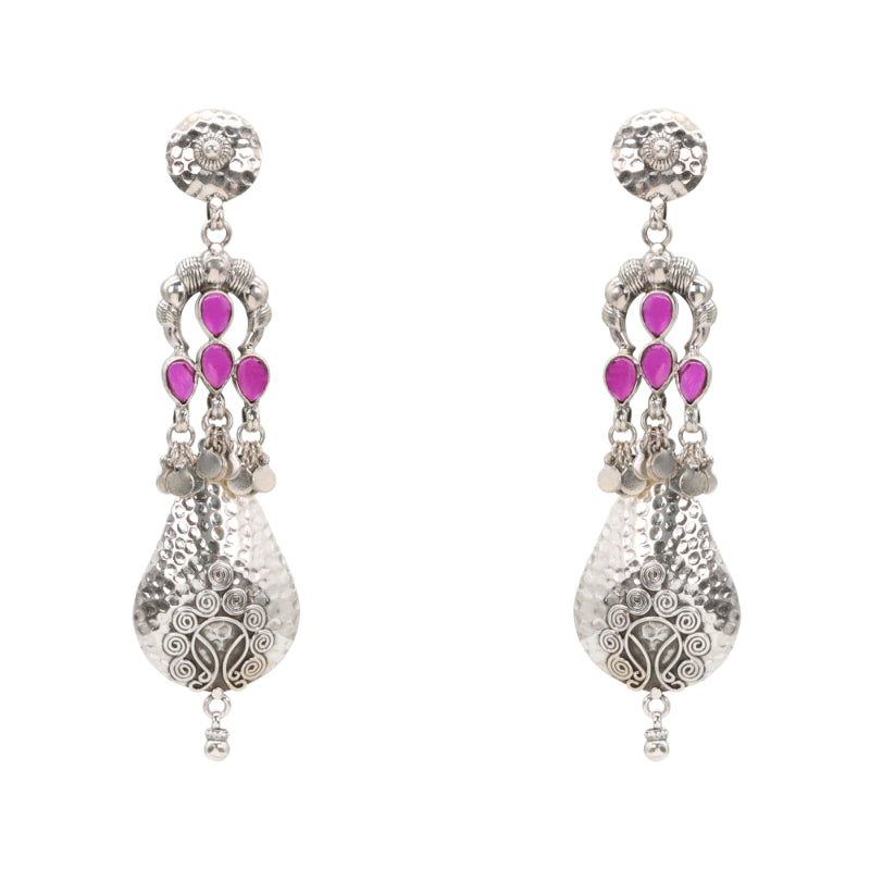 Amethyst Droplet Earrings