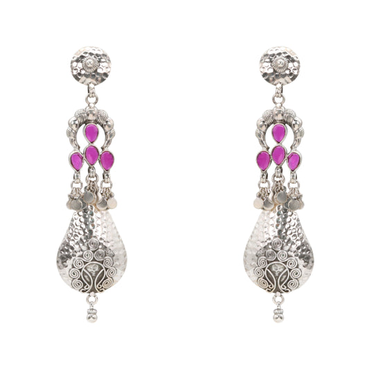 Amethyst Droplet Earrings