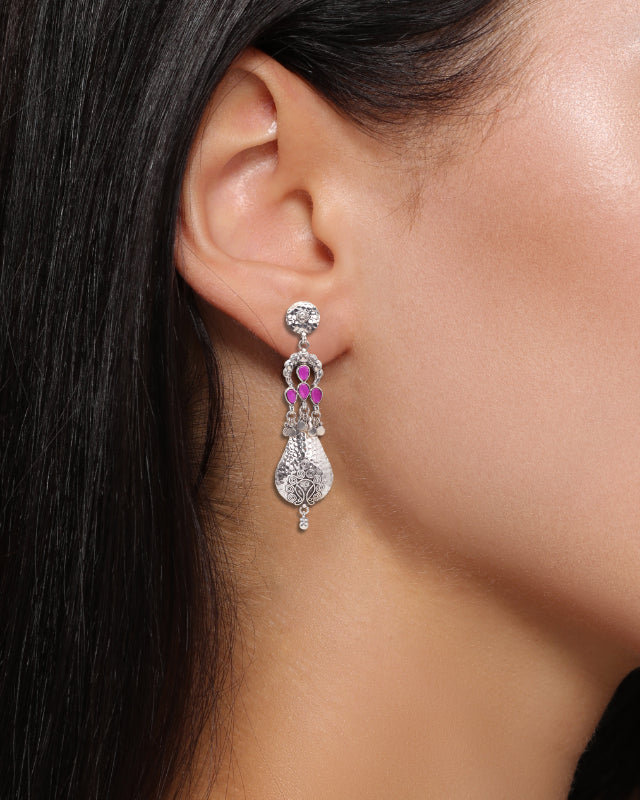 Amethyst Droplet Earrings