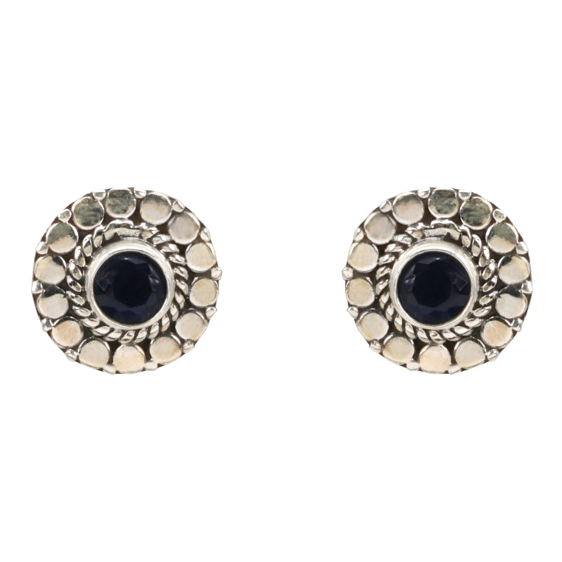 Midnight Bloom Stud Earrings