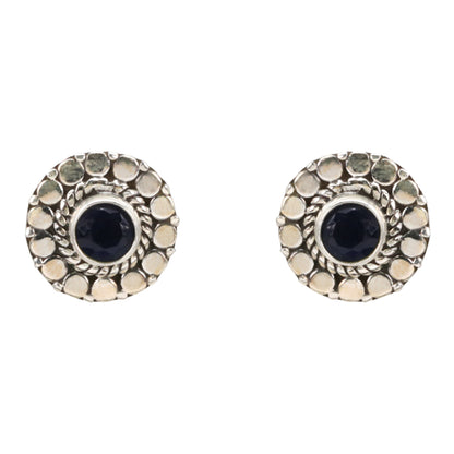 Midnight Bloom Stud Earrings