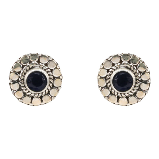Midnight Bloom Stud Earrings