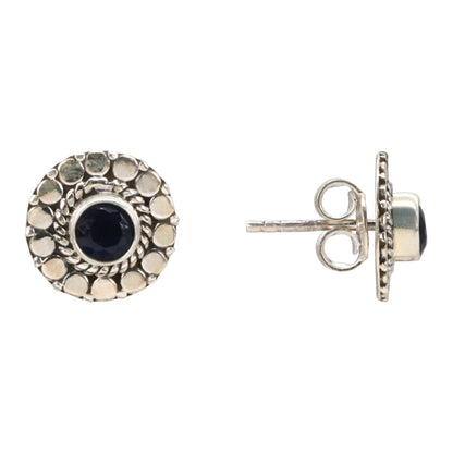 Midnight Bloom Stud Earrings