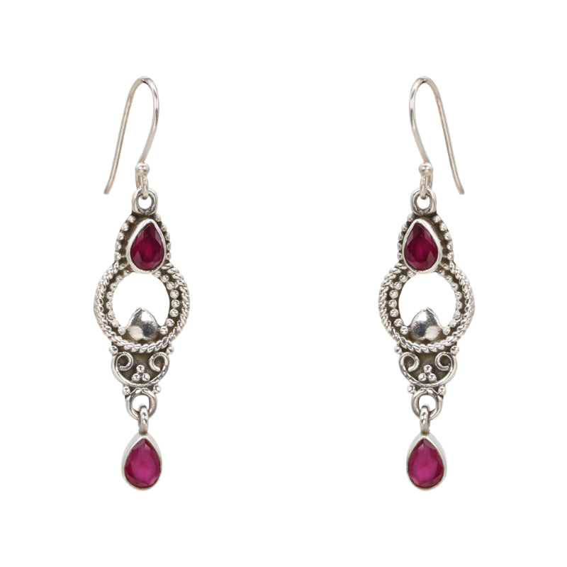 Artisan Silver Drop Earrings