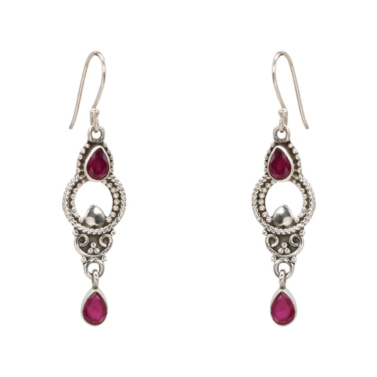 Artisan Silver Drop Earrings