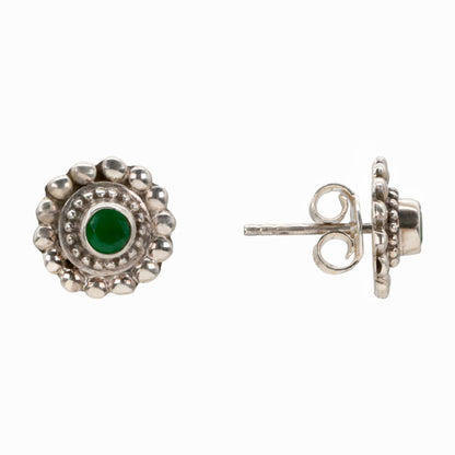 Emerald Blossom Earrings