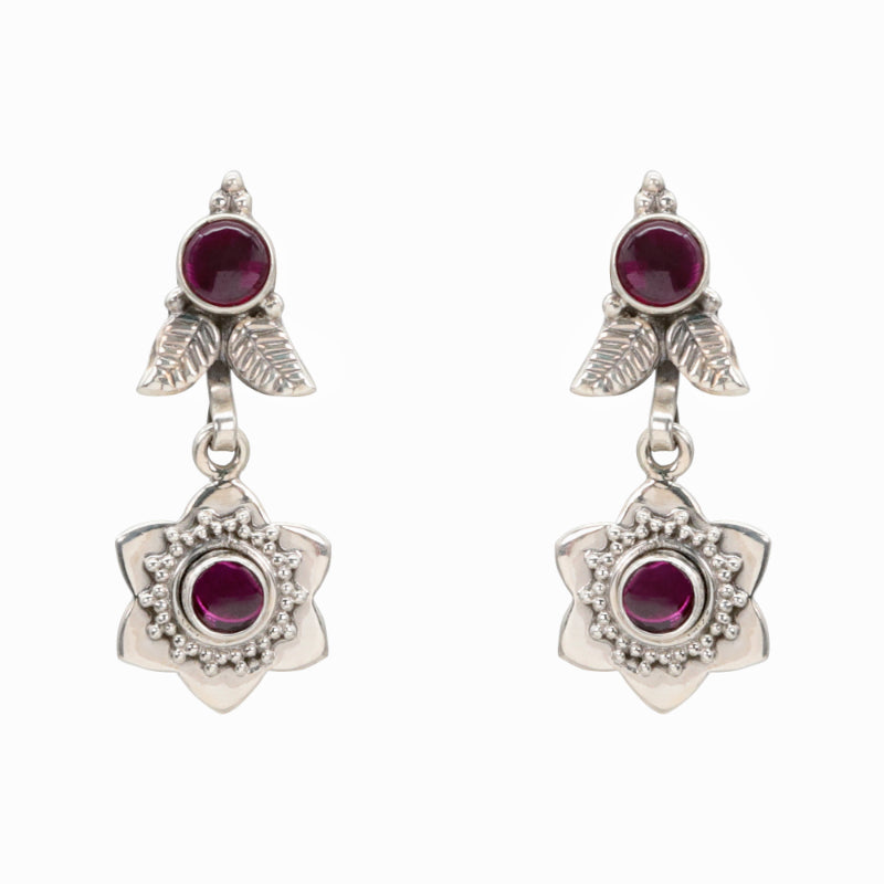 Ruby Cascade Earrings
