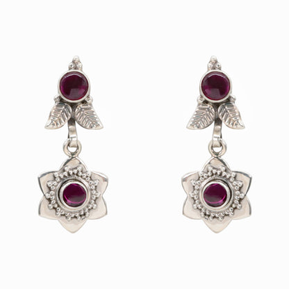 Ruby Cascade Earrings