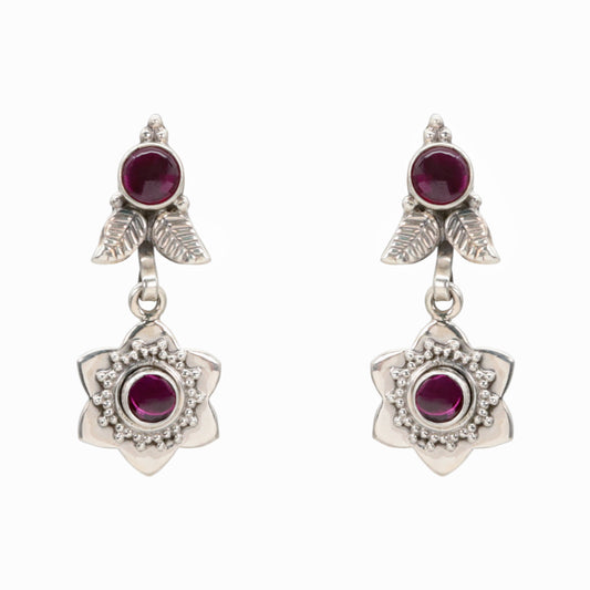 Ruby Cascade Earrings