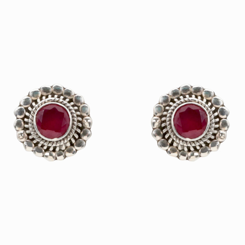Scarlet Halo Earrings