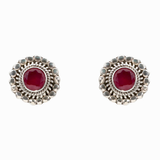 Scarlet Halo Earrings
