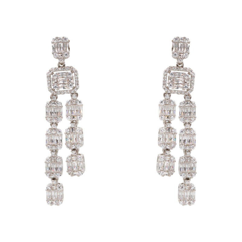 Radiant Cascade Drop Earrings