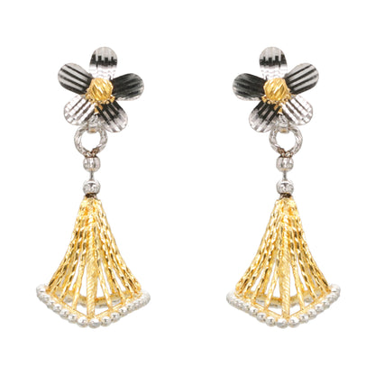 Bumblebee Bloom Drop Earrings
