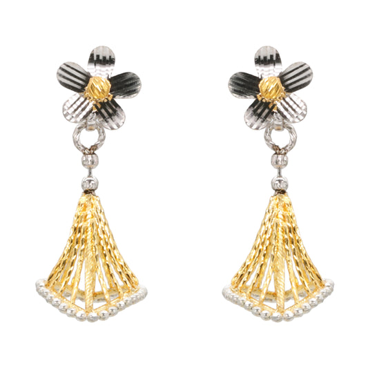 Bumblebee Bloom Drop Earrings