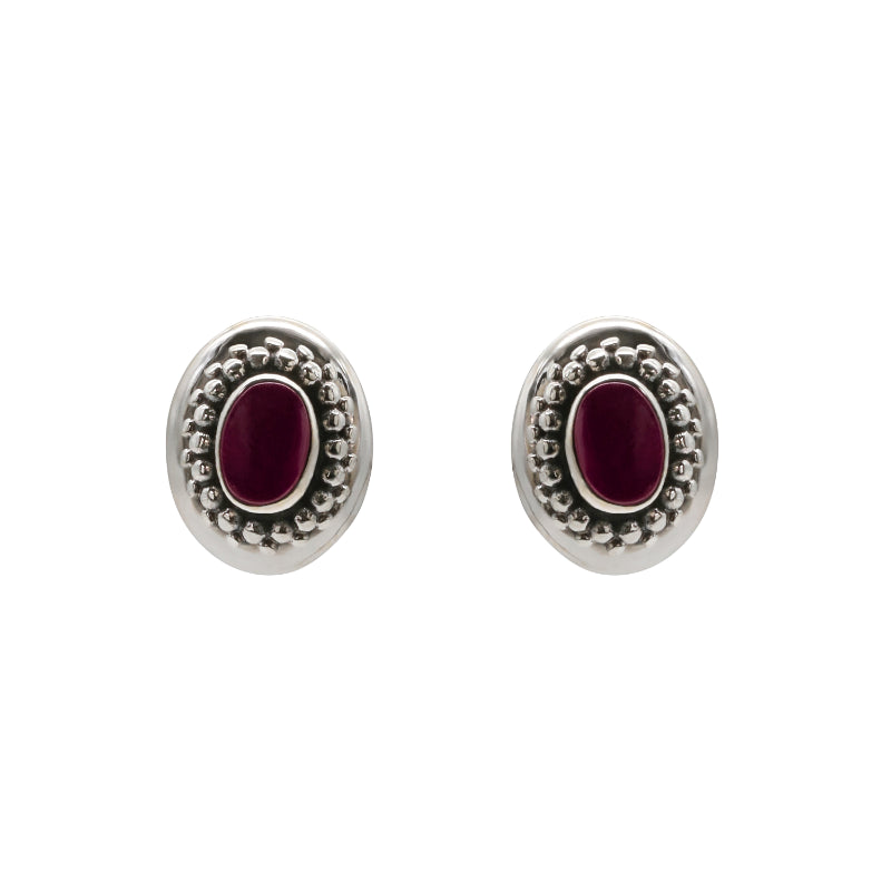 Redstone Stud Earrings