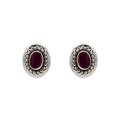 Redstone Stud Earrings