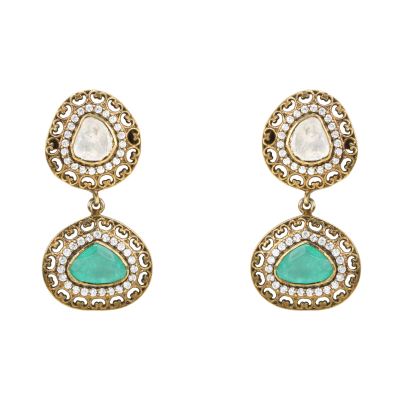 TriNetra Harit Jyoti Earrings