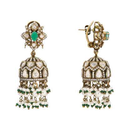 Indra Dhanush Mani Jhumkas