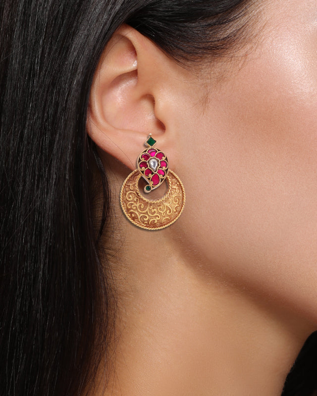 Ratna Patra Chandrika Earrings