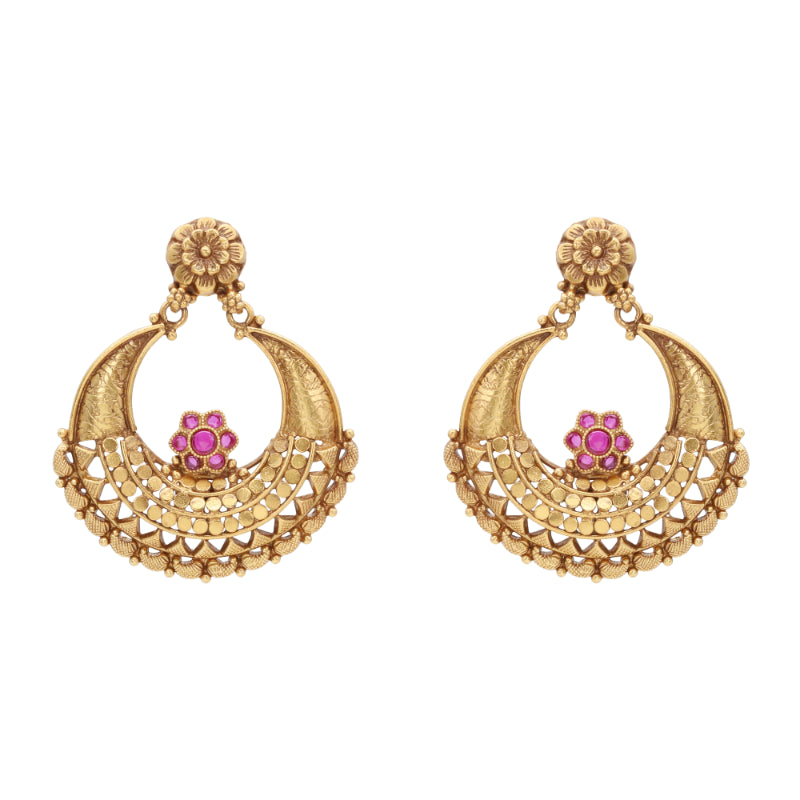 Swarna Pushpa Chandrika Earrings