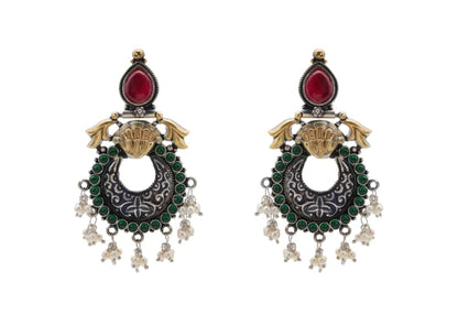Multi-Stone Dangle Earring