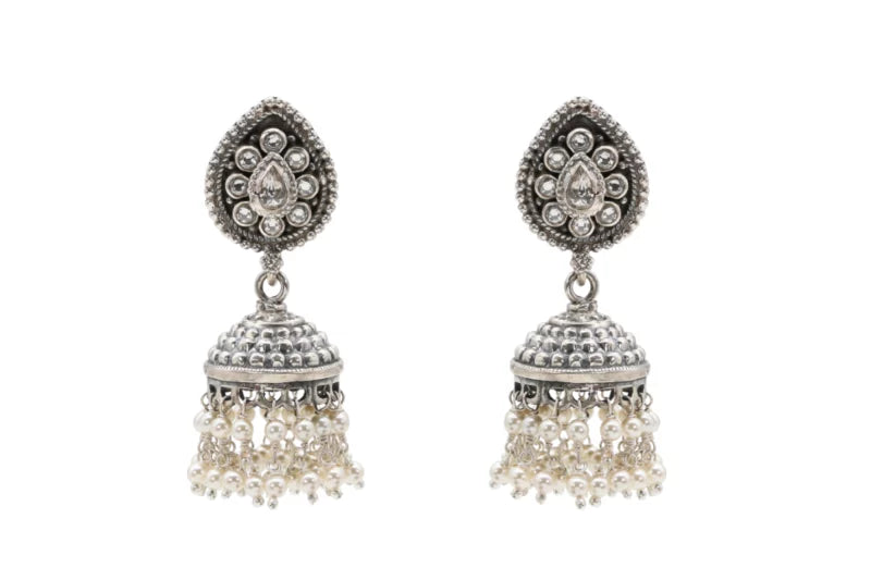 Winter Bloom Jhumka