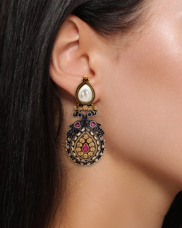 Midnight Bloom Earrings