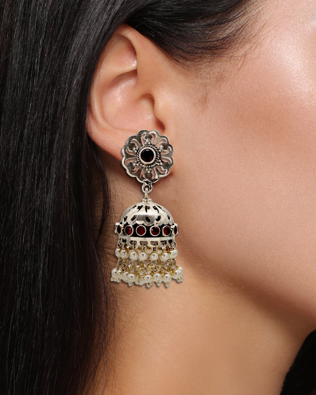 Temple Blossom Jhumki