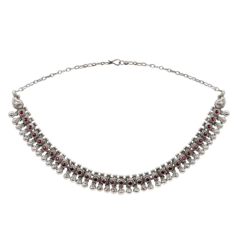 Vintage Vermilion Necklace
