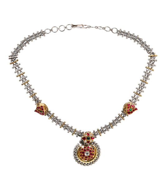 Jeweled Twilight Bloom Necklace