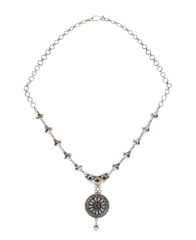 Divine Bloom Pearl Cascade Necklace