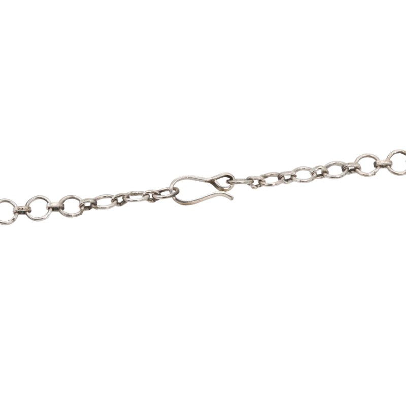 Lunar Bloom Silver Necklace