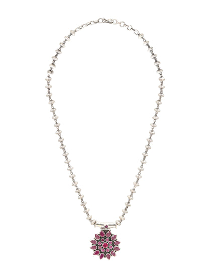 Scarlet Star Silver Necklace