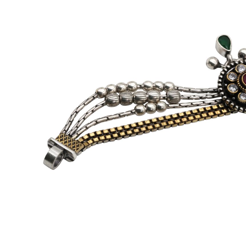 Kundan-Inspired Beaded Payal