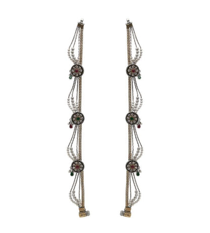 Kundan-Inspired Beaded Payal