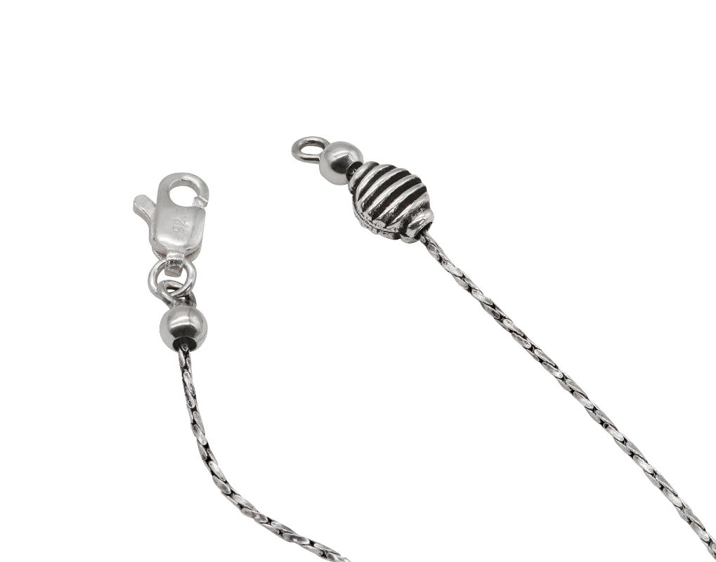 Silver Orbit Anklet