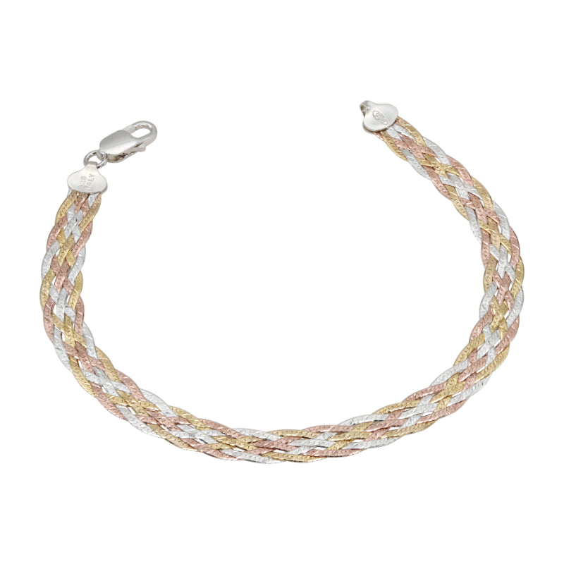 Golden Weave Anklets