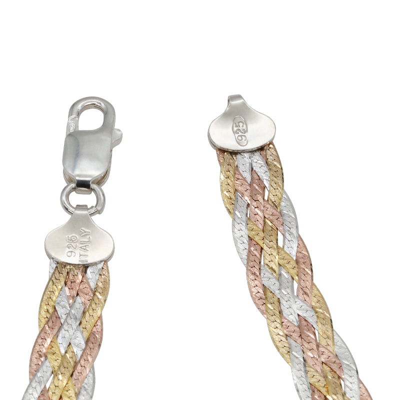 Golden Weave Anklets