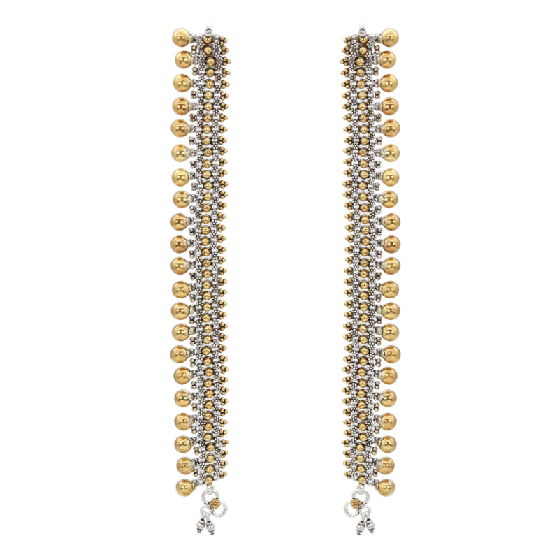 Dilli Swarna-Rajat Dual Tone Anklet