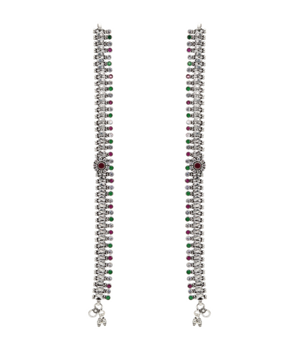 Raima Oxidised Anklet