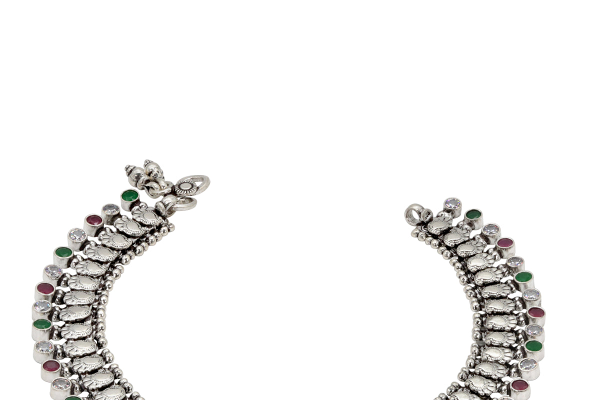 Raima Oxidised Anklet