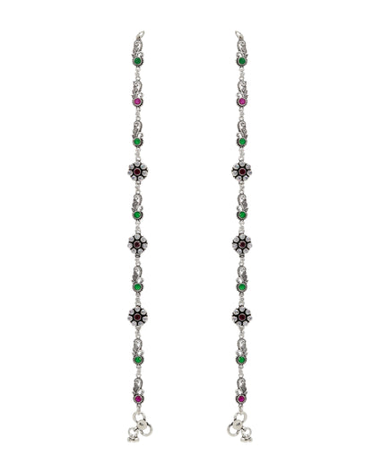 Saanvi Oxidised Anklet