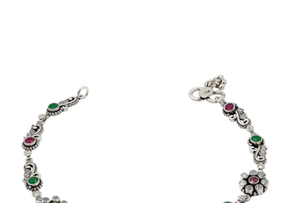 Saanvi Oxidised Anklet