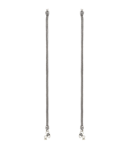 Twisted Oxidised Anklet