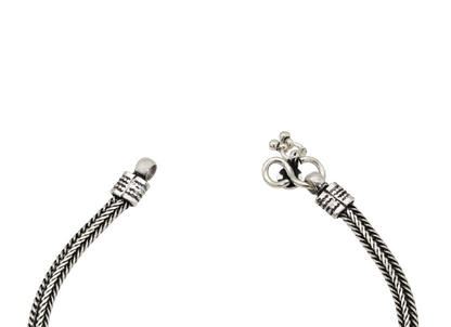 Twisted Oxidised Anklet